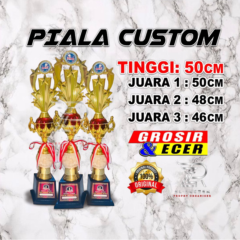 Piala Set. Bikin Duplikat, Souvenir Penghargaan, Piala Lomba Merpati, Piala Plastik Murah