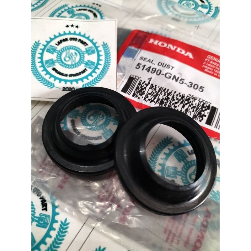 Jual seal sil shock abu depan grand supra karisma vario beat scoopy