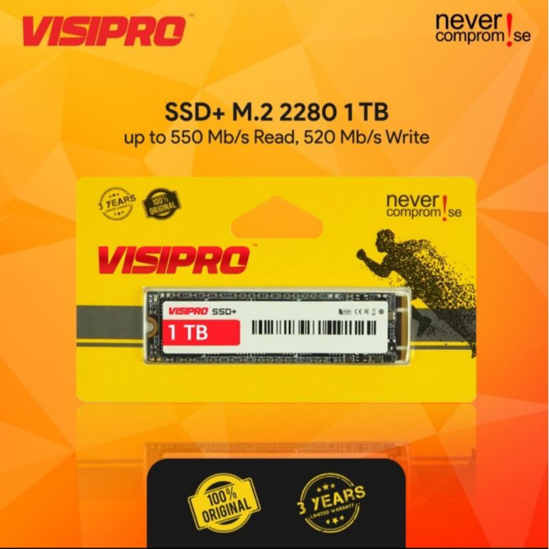 SSD+ M2. 2280 VISIPRO 1TB