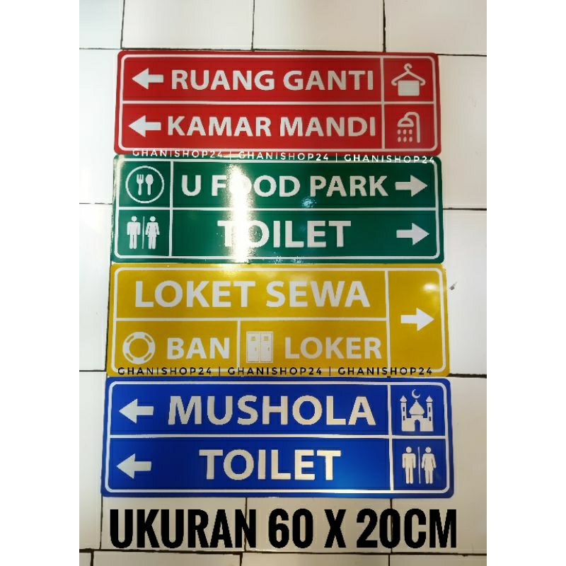 Plang Nama Jalan Plang Rambu Alumunium Plat