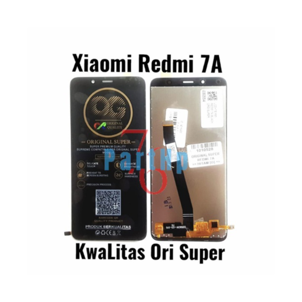 Lcd Touchscreen Fullset Kwalitas Ori Super Xiaomi Redmi 7A  - Hitam