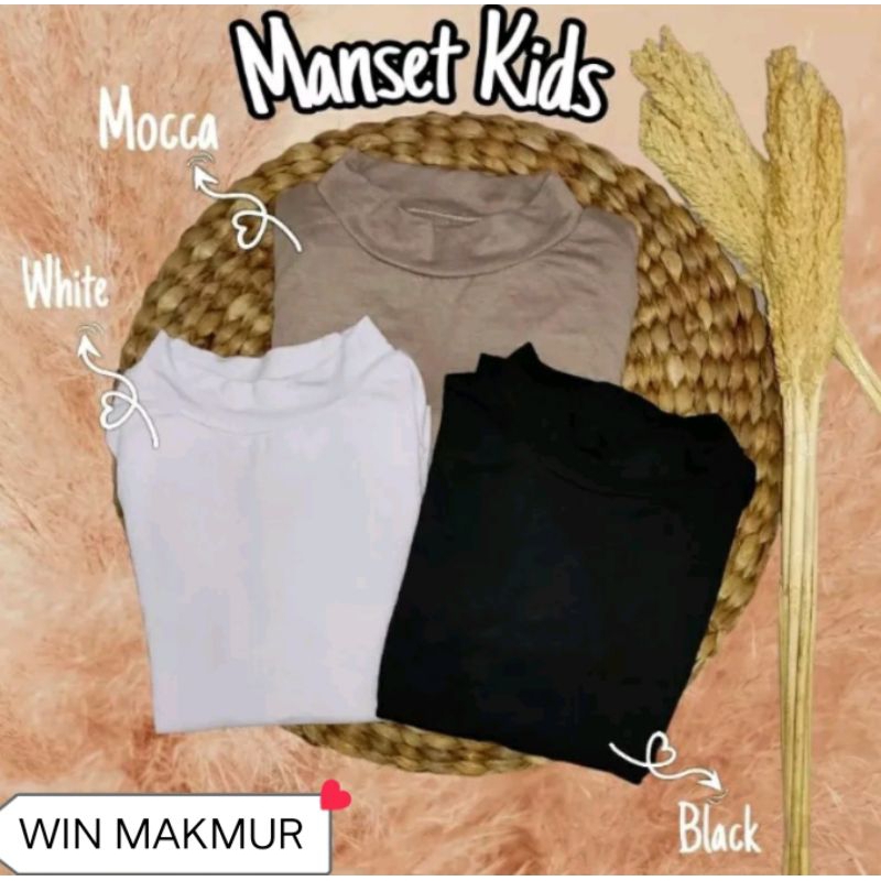 Manset anak / dalaman anak panjang / Manset kids /  baju anak panjang