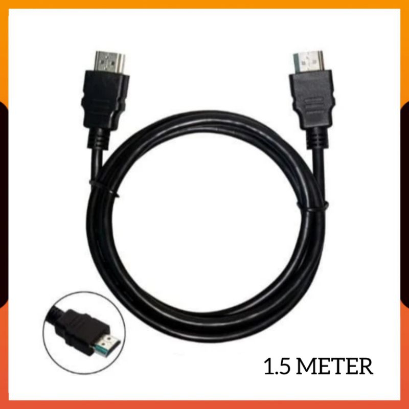 (COD) KABEL HDTV 1.5M DARI LAPTOP KE TV LED PROYEKTOR / KABEL HDTV 1.5 METER STANDARD