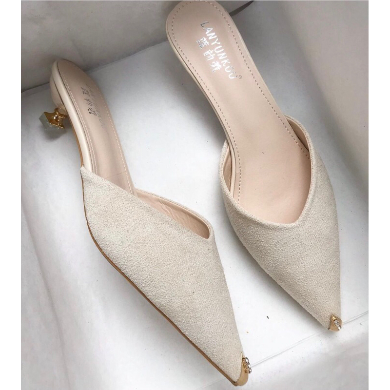 Heels A361 wanita import realpict