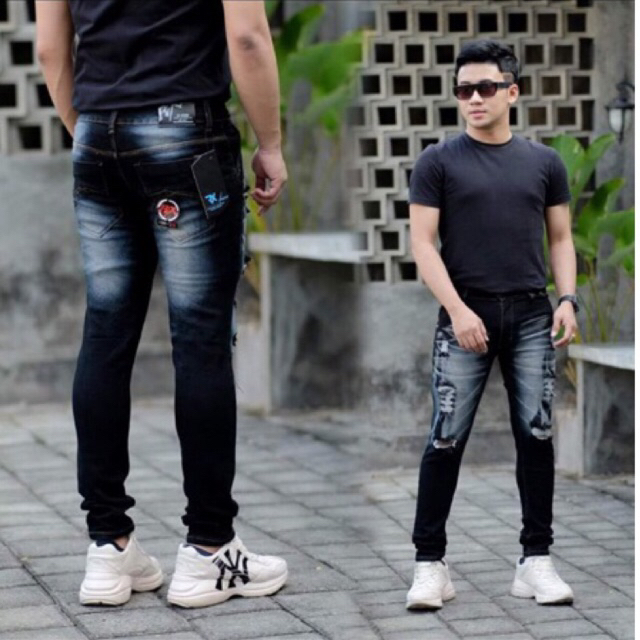 CELANA SOBEK PRIA/ CELANA BOLONG/CELANA PENSIL SOBEK PRIA 2023/CELANA JEANS PRIA SOBEK KEREN