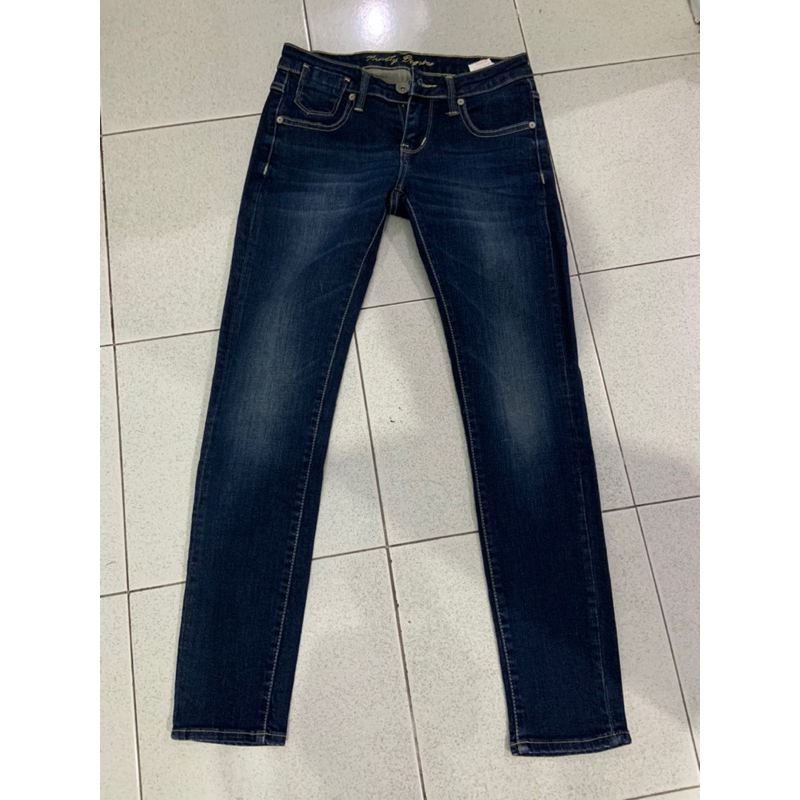 Celana jeans ninety degrees / logo jeans