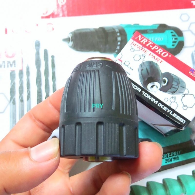 kepala bor cordless 10mm kepala bor baterai