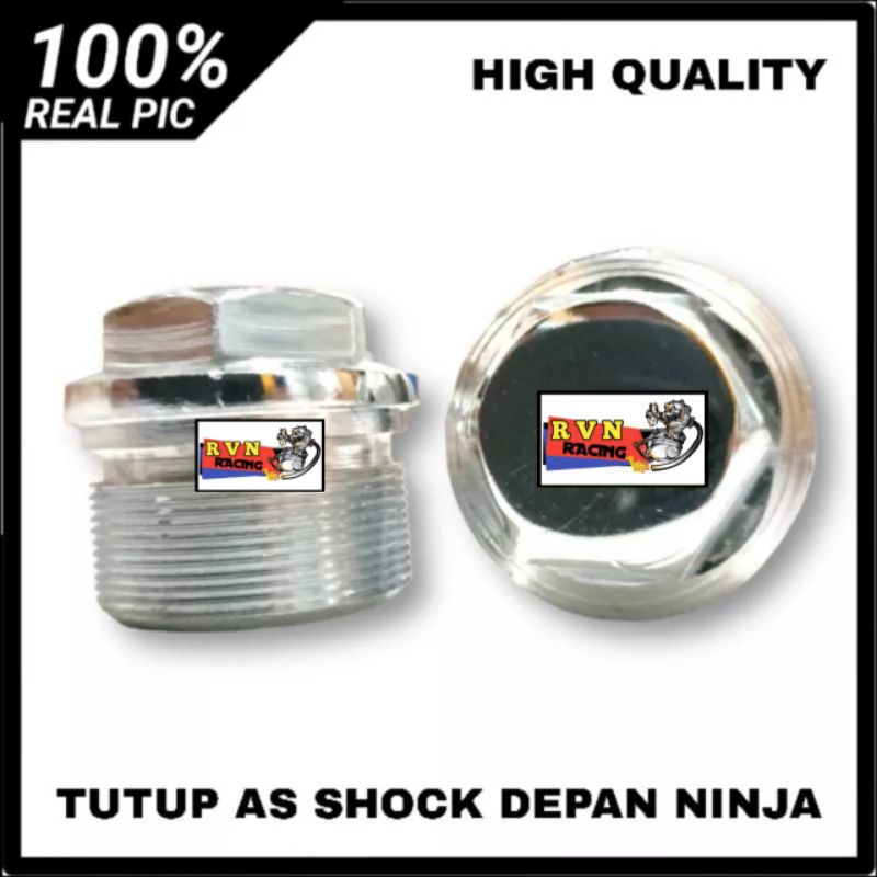 TUTUP AS SHOCK DEPAN KAWASAKI NINJA RR R SET KANAN KIRI
