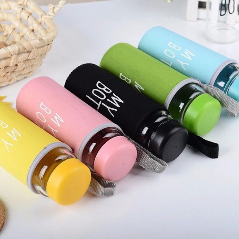 DC B ( B10 ) MY BOTTLE TRANSPARAN WARNA / BOTOL MINUM / FREE SPON BOTOL / KWALITAS TERBAIK / TAHAN PECAH / TIDAK BISA MEMILIH