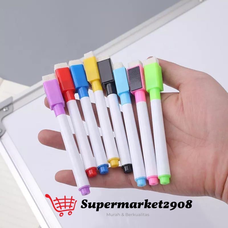 Spidol Penghapus / Whiteboard Marker / Spidol Anak Warna Warni / Wipe Clean Marker