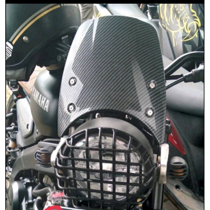 WINSIL YAMAHA XSR 155 NEMO CARBON / WINSHIELD XSR 155 CARBON