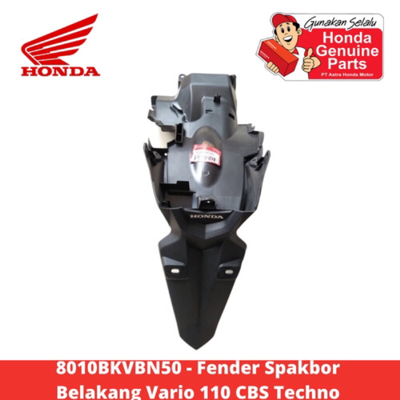 8010BKVBN50 Slebor Spakbor Belakang Rear Fender Vario Cbs 110 Techno Karbu ORI AHM