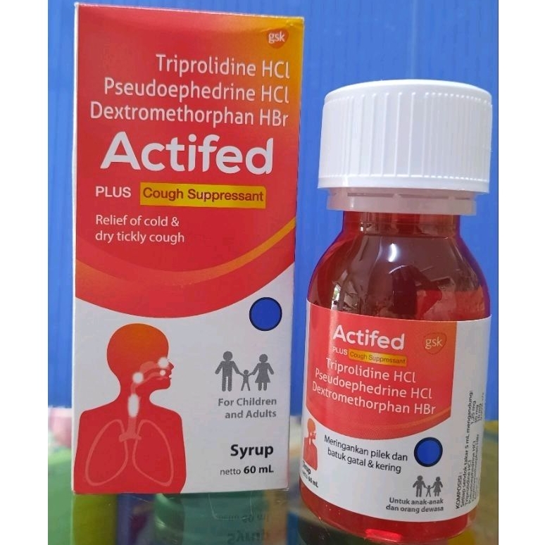 Actifed pilek & batuk kering 60ml