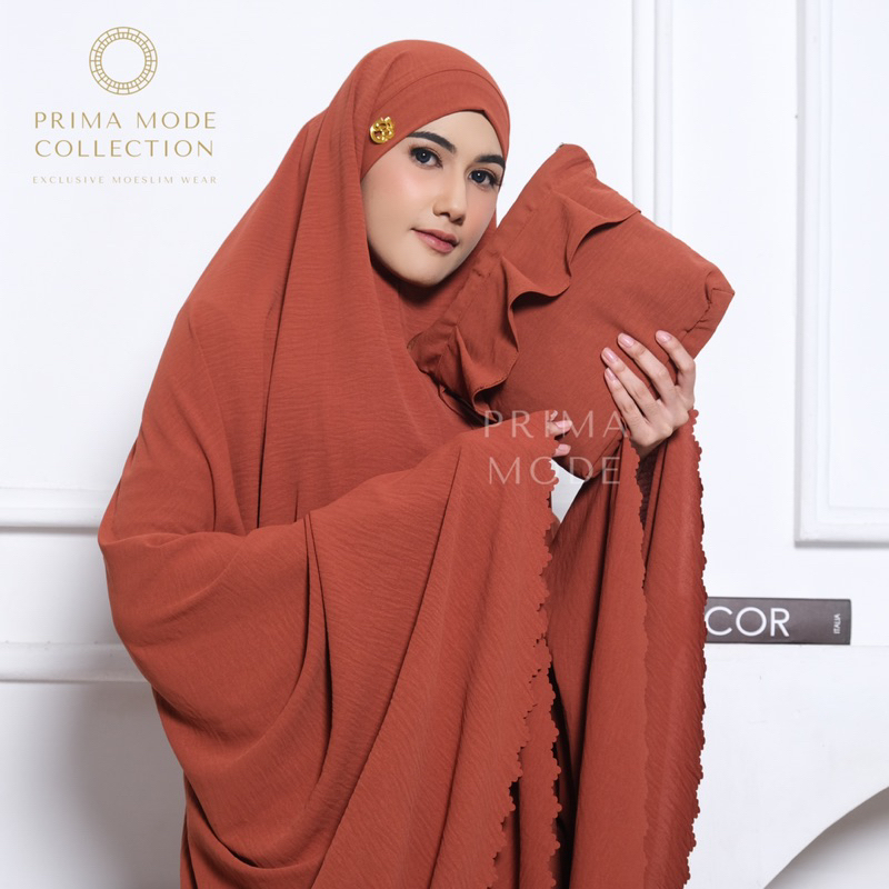 Mukena Dewasa Cringkle Airflow 3in1 Lasercut Lesti Hana