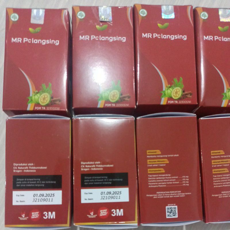 JAMU PELANGSING MR BPOM ORIGINAL HERBAL KEMASAN BOX