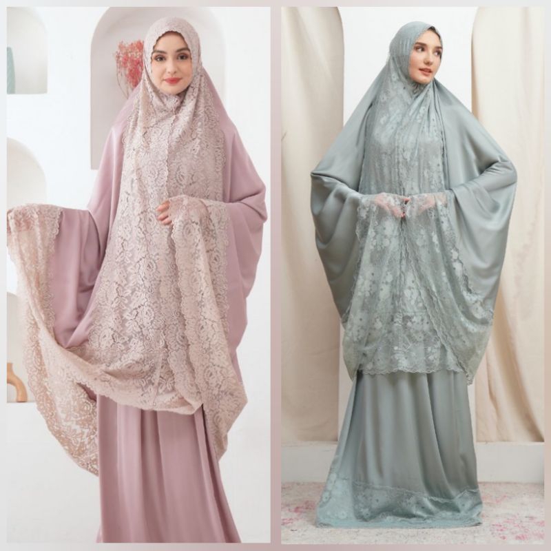 Mukena Khadijah Sutra Armani & Zara Silk / Cringkle