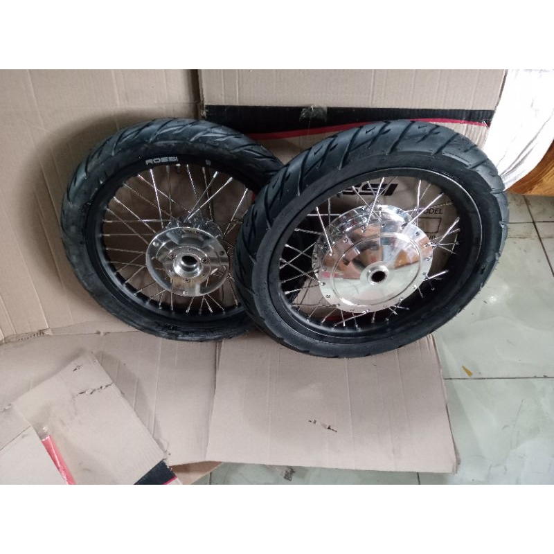 velg Jari jari Yamaha aerox ring 14 x160/140 plus ban