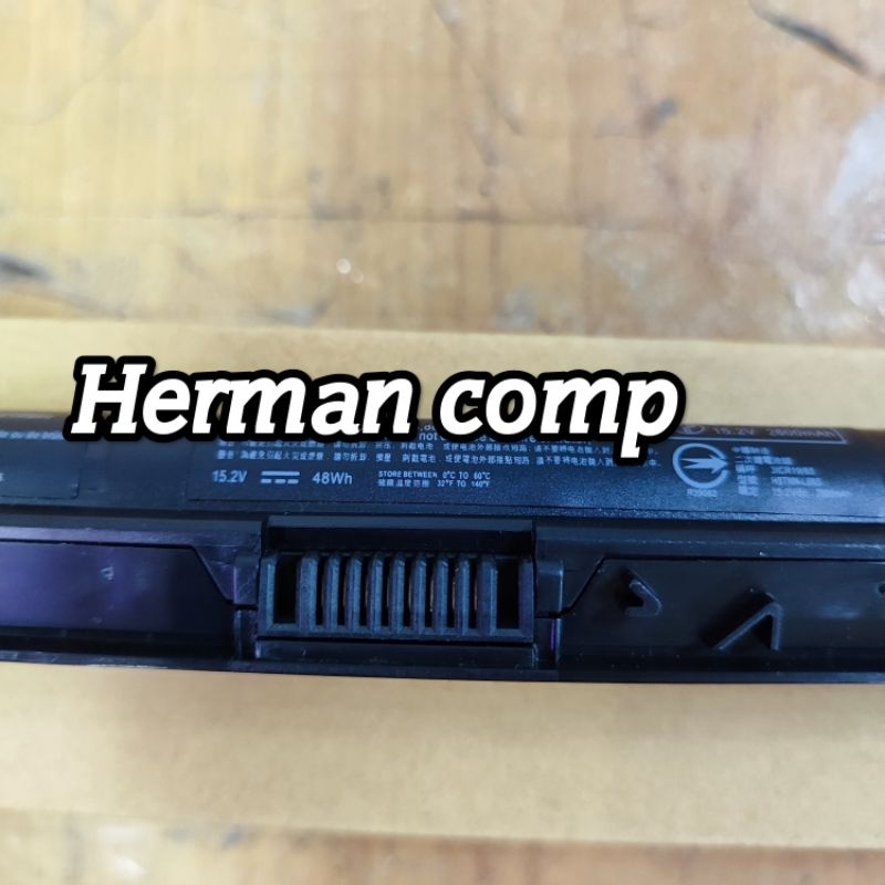 Original Baterai Hp Pavilion 14-AB 14-AB000 14-AB130TX 14-AB131TX 14-AB132TX 14-AB133TX 14-AB134TX 14-AB135TX KI04 HSTNN-LB6S