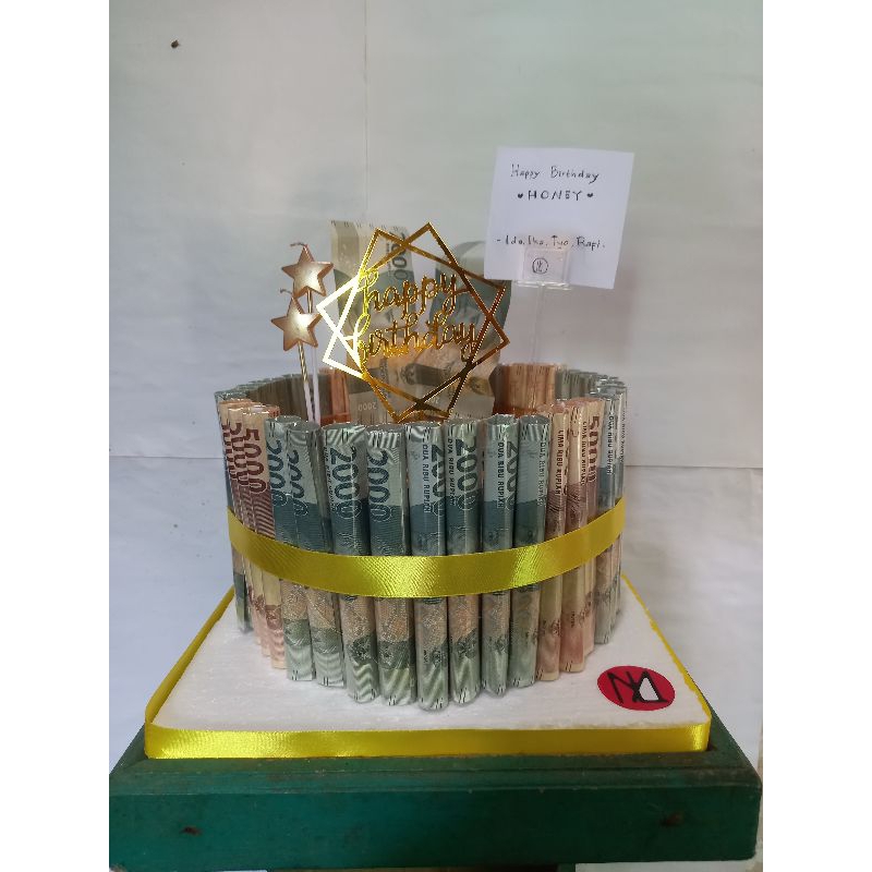 Money Cake / Kue Uang / Kue Kekininan / Money Pull Out