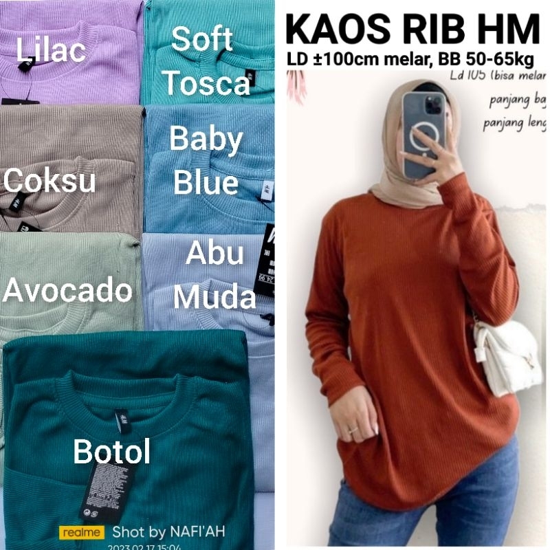 kaos RIB HM Tebal Murah