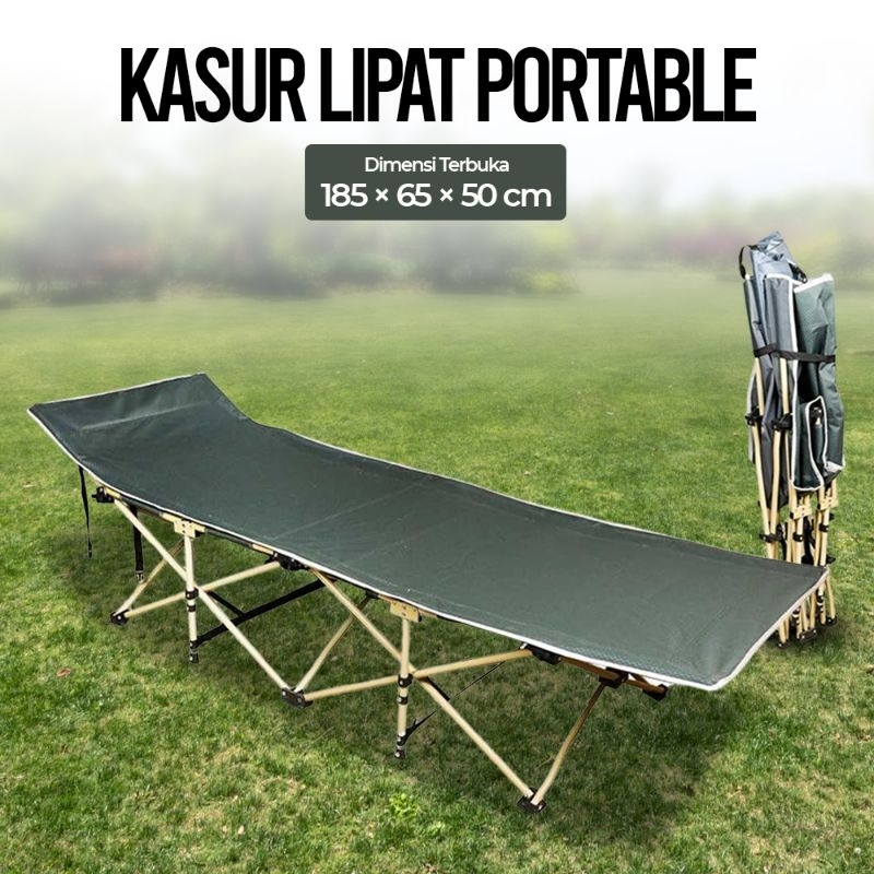 Velbed Kasur Lipat Portable Camping Outdoor