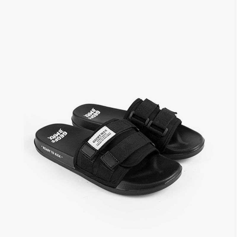 Geoff Max Official - Freddo Black | Slippers | Sandal Pria
