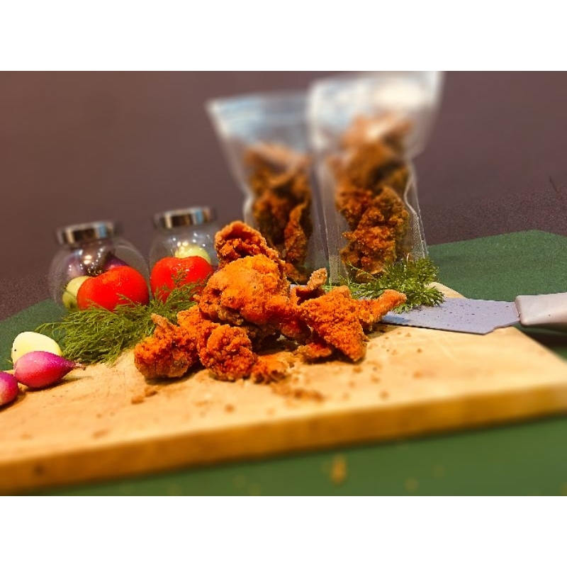 

Kripik kulit Paha Ayam 100gram Original Murah Renyah / Keripik Kulit Ayam Rasa Original