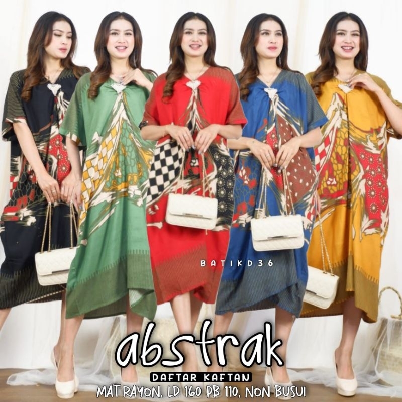 Baju tidur jumbo wanita Rayon premium murah adem halus kekinian baju daster kaftan kelelawar hamil rumahan kalong lowo nyaman Santai cantik Ashanti mamah gigi muda mewah produsen Motif Batik abstrak Modern tebal viscose kece kekinian terlaris baru alesha