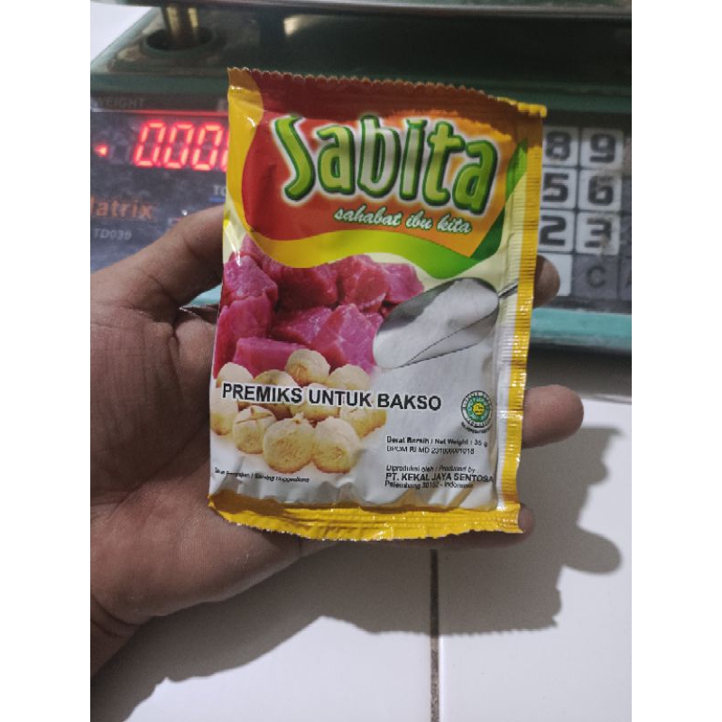 

sabita bumbu bakso premiks untuk bakso serba guna