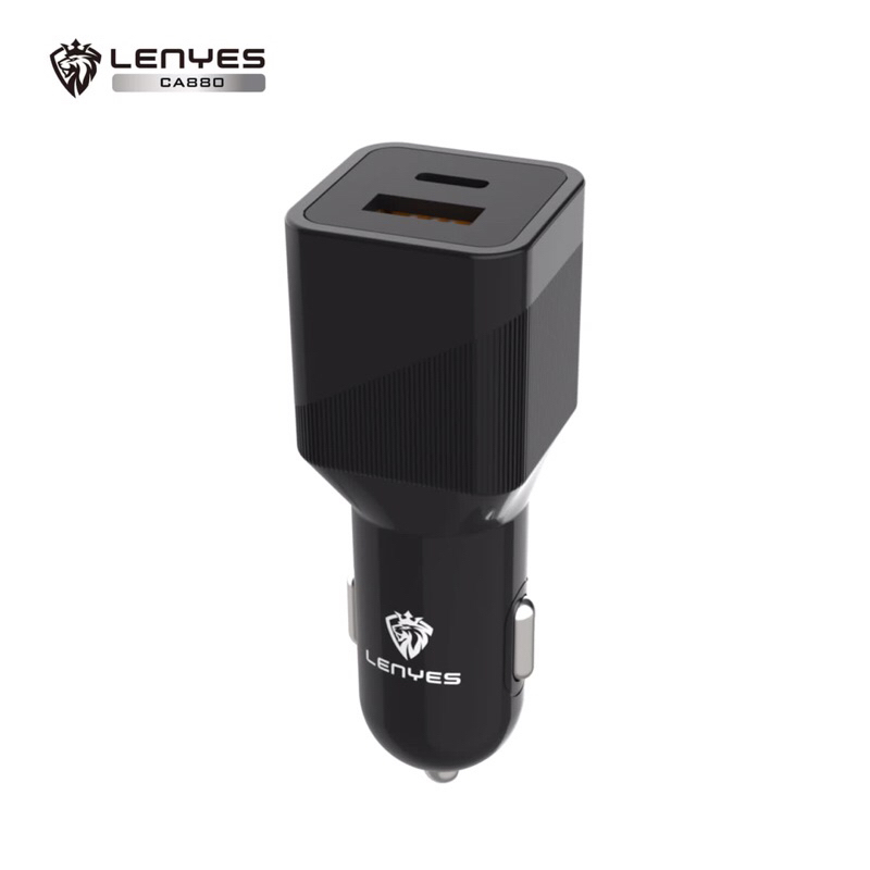 Batok Saver Mobil Lenyes CA-880 Car Charger 38w + Type C Usb