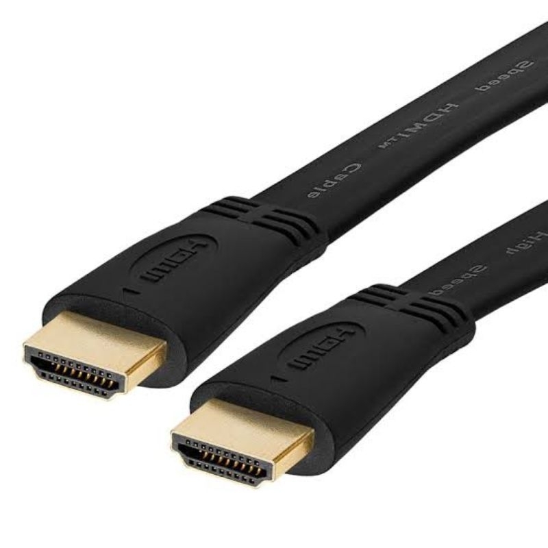 KABEL HDMI MALE TO MALE FLAT VERSI 1.4 1080P FULL HD 3 METER UNTUK SEMUA PERANGKAT