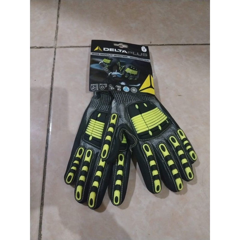 Sarung Tangan Safety Kinerja Tinggi Delta Plus Palm Nitrile VV910 Original