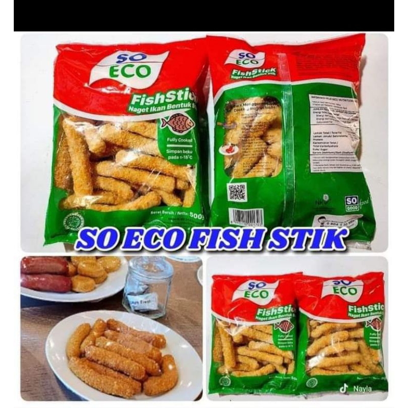 

so Eco fish stick 500 gr