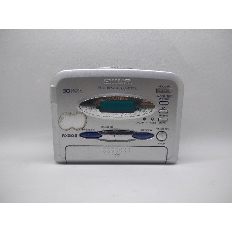Walkman Aiwa RX-208 Stereo Radio Cassette Player