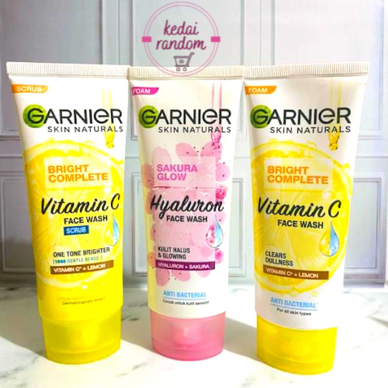 Garnier Cleanser Facial Foam 100MlSabun Cuci Muka