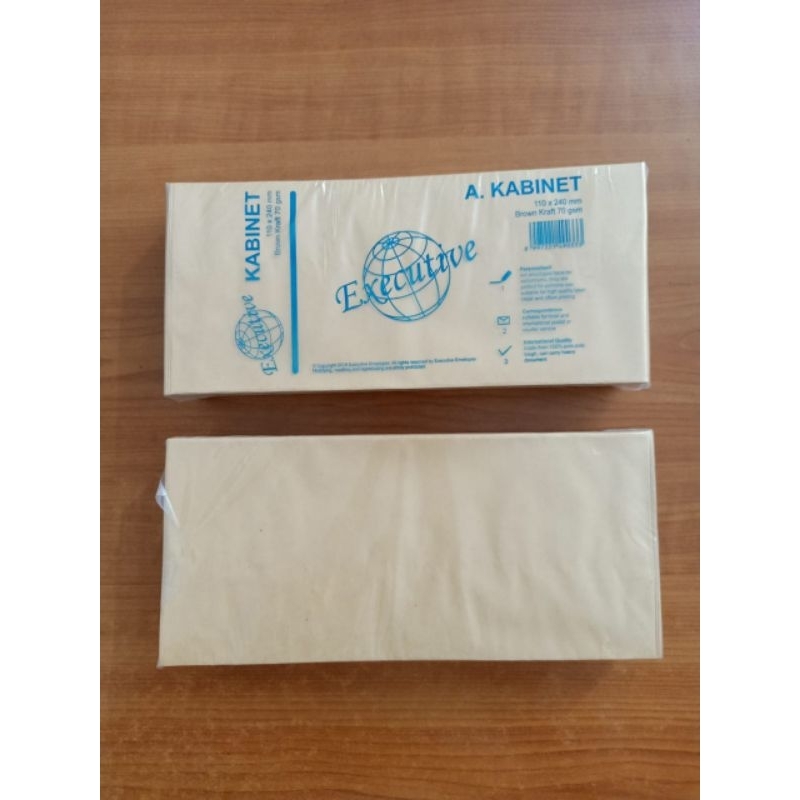 

AMPLOP COKLAT KABINET GAJI 11 x 24 cm ISI 100 LEMBAR
