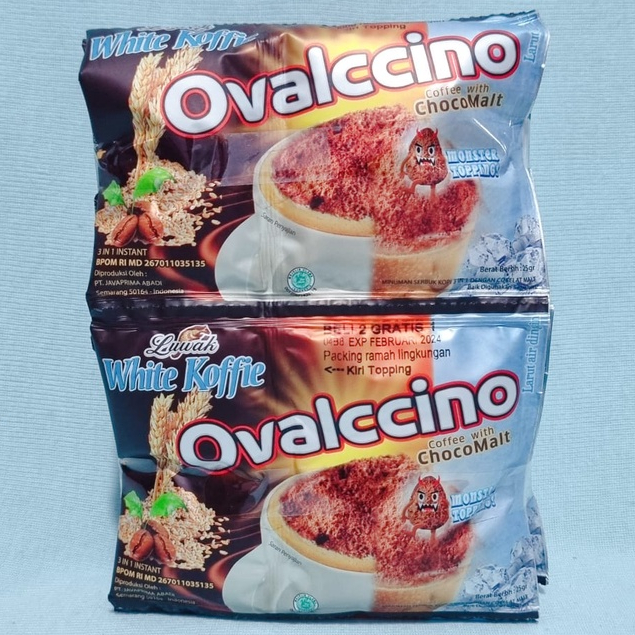 

Luwak White Koffie Ovalccino (1 Renteng isi 15 Pcs)