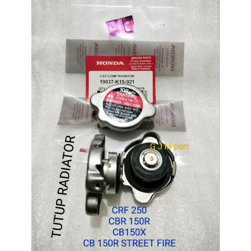 CAP COMP RADIATOR K15 TUTUP AIR RADIATOR HONDA CB150R STREETFIRE CB150X CBR150R CRF250 ASLI