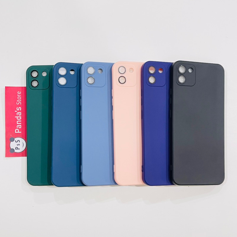 Case Realme C11 2021, C11 Biasa, C20 Lenspro Makaron Full Color Softcase Pro Lensa