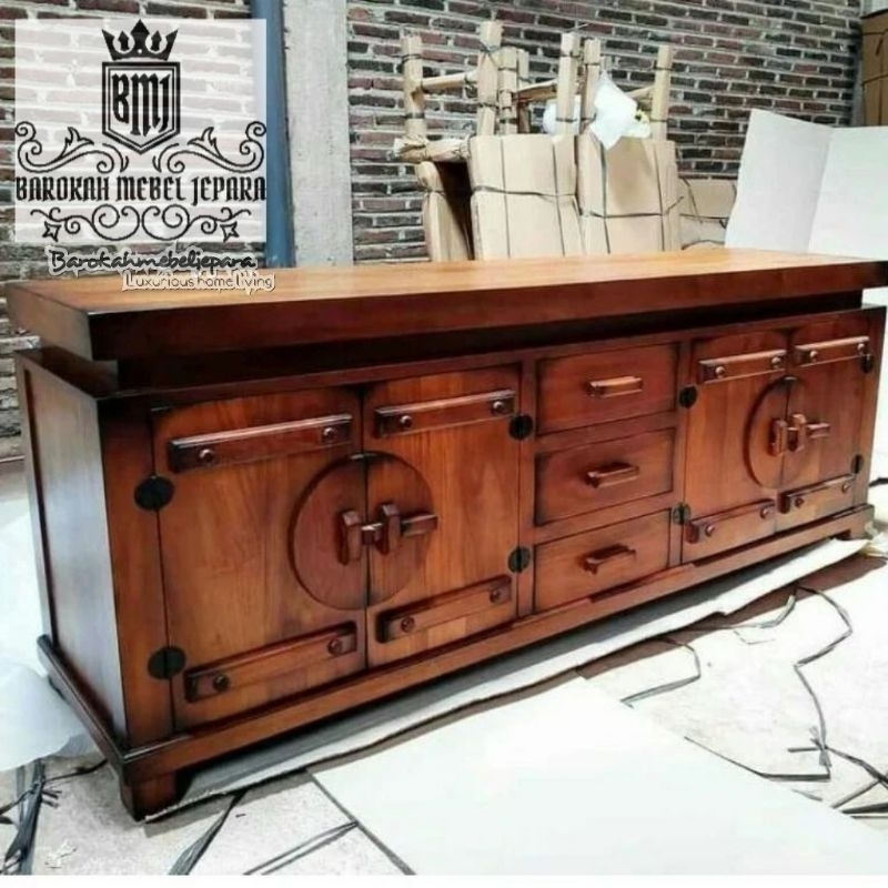 Bufet Classic jati 2 meter