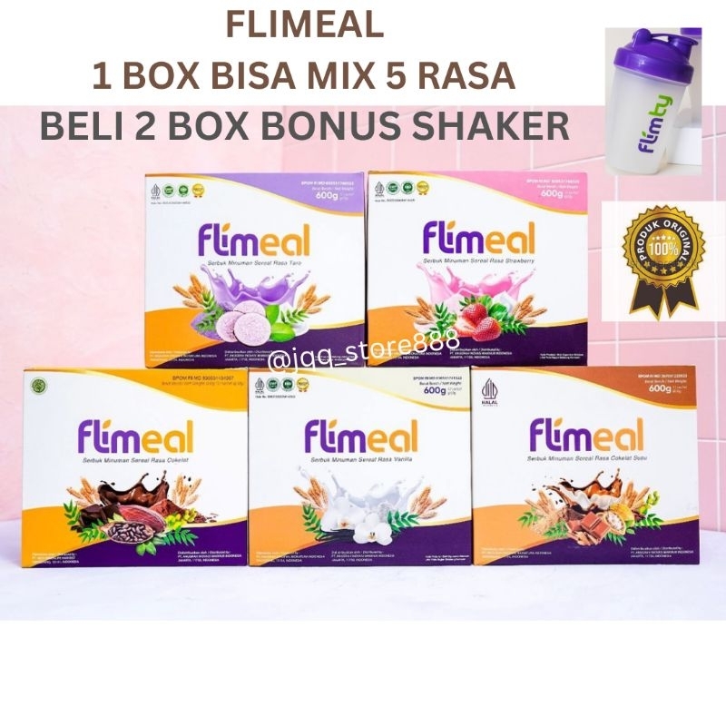 

FLIMEAL 1 Box isi 12 Sachet (FLIMTY MEAL) SUSU CEREAL UNTUK DIET