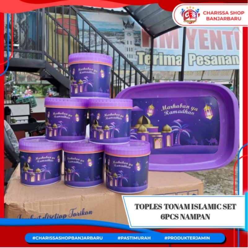 Tonam Set Jumbo Lebaran / Toples Tonam Islamic / Toples Calista Isi 6pcs