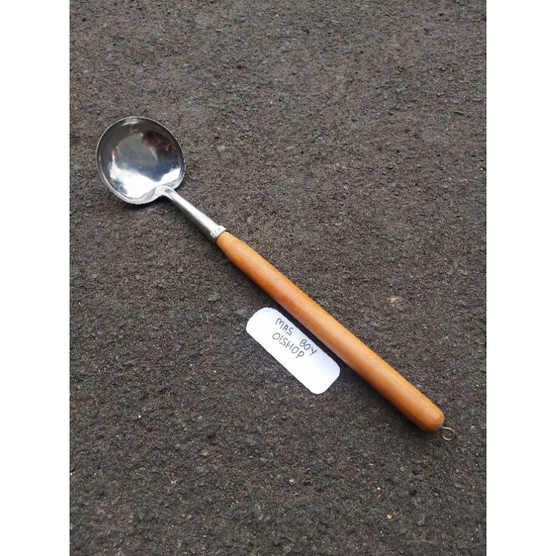 iRus Stainless Gagang Kayu Panjang 46 Cm  / iRus Bakso