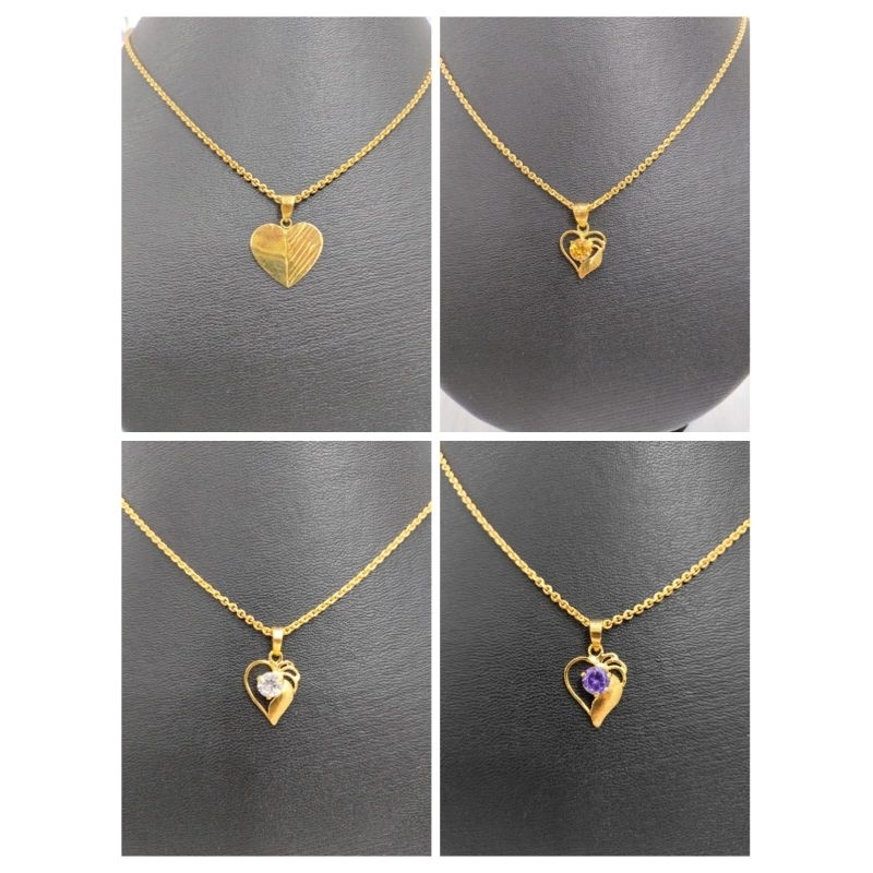 Liontin batu  emas 24k/emas murni 2GRAM
