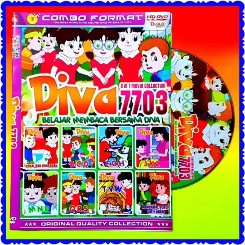 KASET DVD EDUKASI ANAK ANAK DIVA