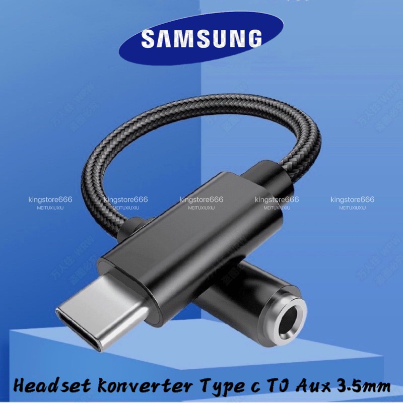 Adapter Konverter Sambungan Headset type-c TO Jack Audio 3.5mm