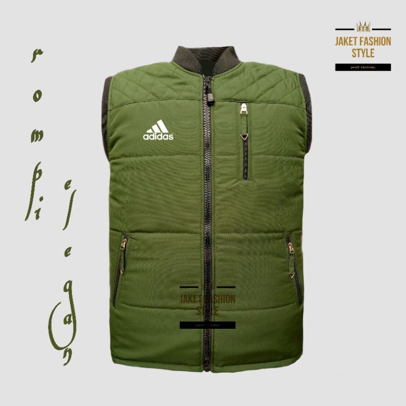 Jaket Rompi Olahraga Pria Keren Adds / Jaket Pengendara Motor Touring / Jaket Rompi Pendaki Gunung T