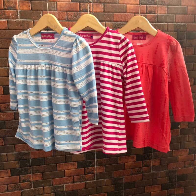 Kaos panjang branded Just for Kids
