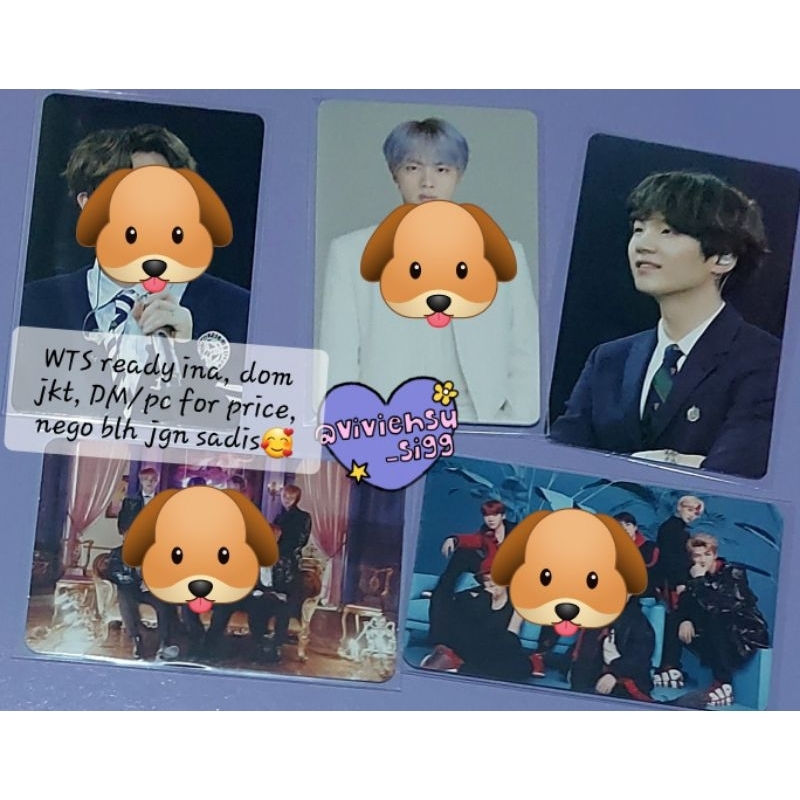 photocard fm 4 yoongi BTS