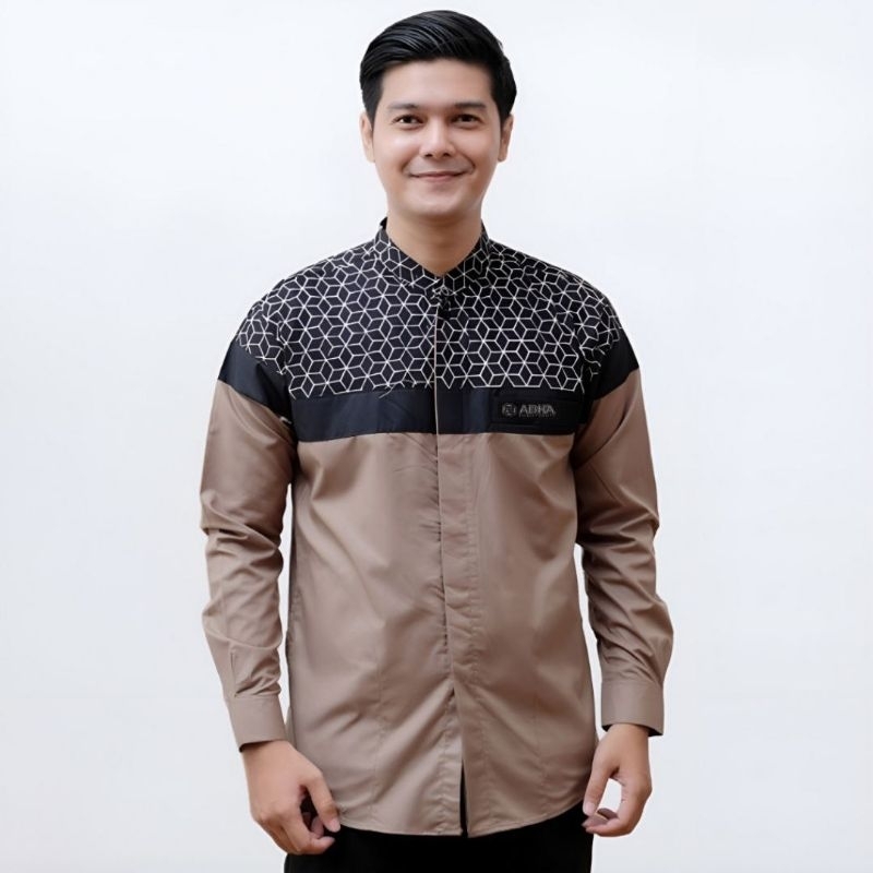 BAJU KOKO HADROH SPECIAL MOTIF SAKURA - KOKO GUS AZMI - KOKO AZ - ZAHIR SERAGAM HADROH - ADEM SERAP KERINGAT